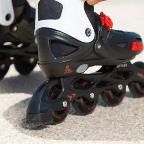 Kinder-Rollschuhe ATTABO APX schwarz