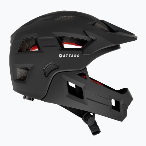 ATTABO Predator Kinderfahrradhelm schwarz