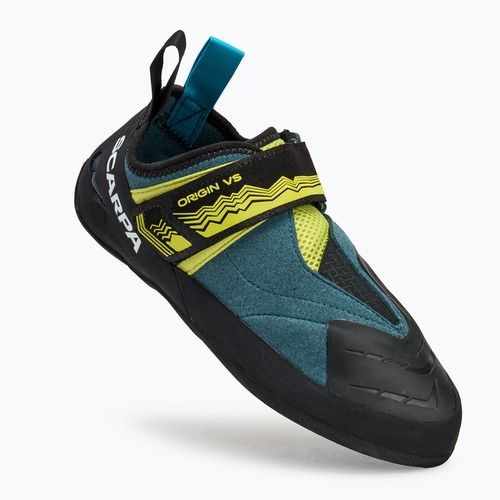 Kletterschuhe SCARPA Origin VS petrol/lime