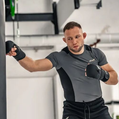 Rashguard Herren HOOK FIGHTING Base Schwarz