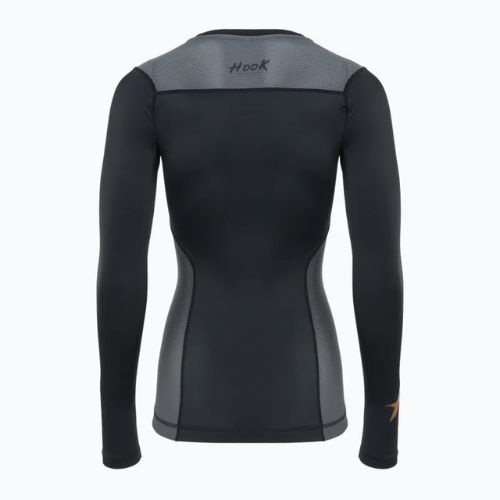 Rashguard Damen HOOK FIGHTING Base Schwarz