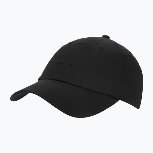 Damen New Balance 6 Panel Linear Logo Kappe schwarz
