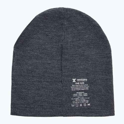 WOOLCANO MERINO 100% Mütze HAT0441 grau