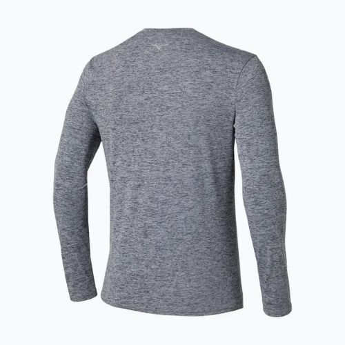 Herren Mizuno Core Impulse Half Zip Tee quicksilver running longsleeve