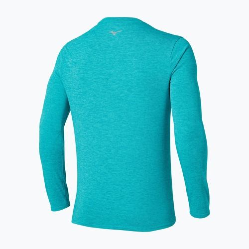 Herren Mizuno Core Impulse Tee capri breeze running longsleeve