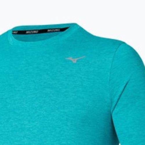 Herren Mizuno Core Impulse Tee capri breeze running longsleeve