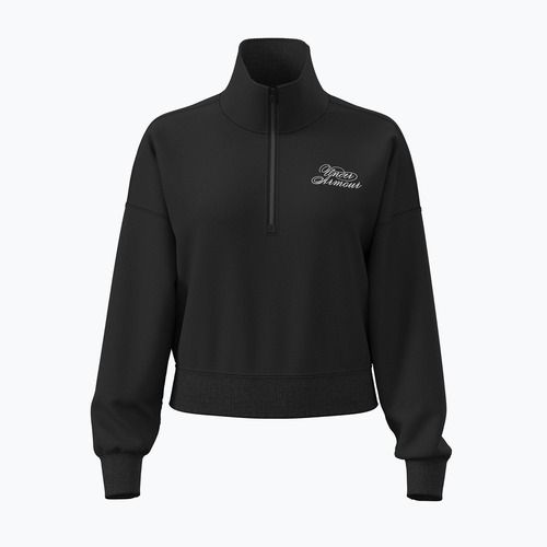 Damen-Sweatshirt Under Armour Rival Fleece Script HZ black/white
