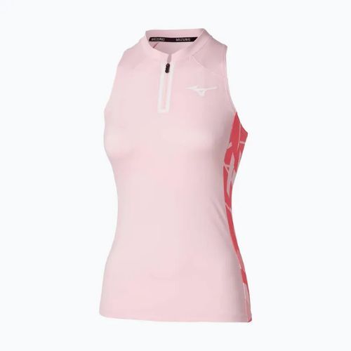 Damen-Tennisshirt Mizuno Daybreakers Printed barely pink