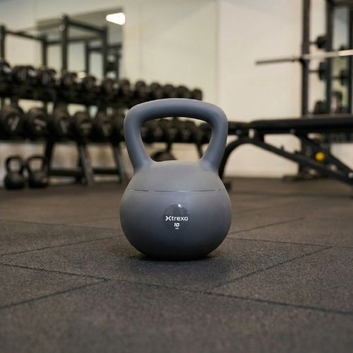 Kettlebell SOFT XTREXO 10 kg grau