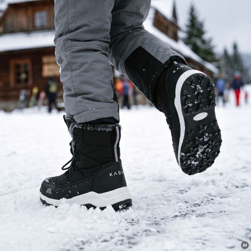 Kinder-Winterstiefel KADVA Andy WP JR schwarz