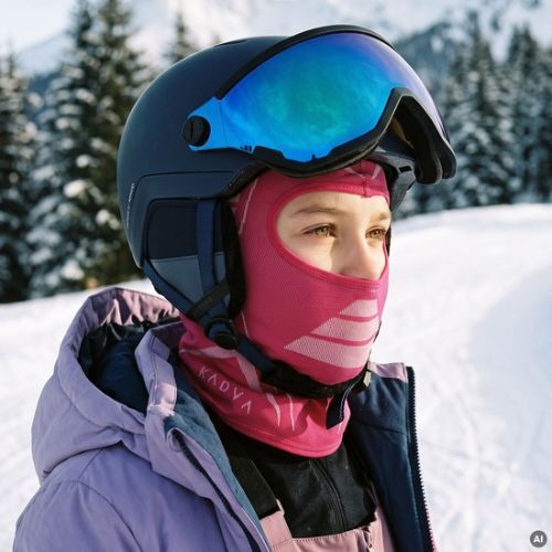 Kinder Sturmhaube KADVA Elevate Seamless JR rosa