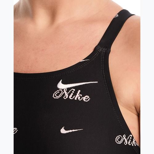 Damen-Einteiler Badeanzug Nike Hydrastrong Multi Pr jet black