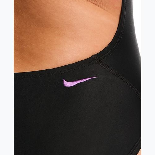 Damen-Einteiler Badeanzug Nike Logo Graphic bright violet