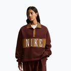 Damenpullover Nike Studio Fleece Medium Weight mystic dates/light british tan/sail