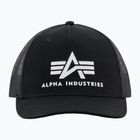 Herren Alpha Industries Basic Trucker Baseballkappe schwarz