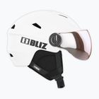 Skihelm Bliz Strike Visor matte white/ orange silver mirror