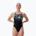 Einteiliger Badeanzug Speedo Placement Printed Powerback static volta/anthrazit
