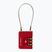 Vorhängeschloss Samsonite Cablelock 3 Dial TSA red