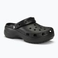 Crocs Classic Platform Clog Damen schwarz