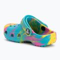 Crocs Classic Marbled Clog Kleinkind Flip Flops digital aqua/multi 4