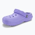 Slides Schlappen  Kinder Crocs Classic Lined digital violet 8