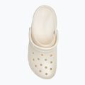 Damen Crocs Classic Platform Glitter Kreide Flip-Flops 6