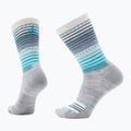 Trekking Socken Smartwool Everyday Stitch Stripe Crew light grey