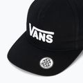 Kinder-Baseballkappe Vans Drop V Logo Snapback black 3