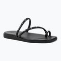 Damen-Pantoletten Crocs Miami Studded Toe Loop black