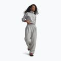 Damenhose Under Armour Rival Fleece Script mod grey light heather/white 3