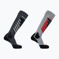 Skisocken Salomon S/Access 2-Pack anthracite/light grey