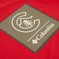 Herren T-Shirt Columbia CSC Basic Logo Back Tee mountain red/linework c badge 10