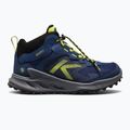 Kinder-Trekkingschuhe KEEN Zionic Mid Wp naval academy/evening primrose 8