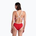 Badeanzug Damen arena Icons Super Fly Back Solid red / white 6