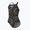 Kinder Badeanzug arena Fireflow Lightdrop Back black/team black 3