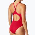 Einteiliger Damen-Badeanzug TYR Solid Diamondfit Durafast Elite rot 2