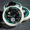 Powerslide Graphix LED Wheel 100 Rechts weiß/schwarz Rollerblade Räder 3