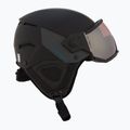 Skihelm UVEX Instinct Visor PRO V black matt/silver/silver 6
