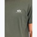 Herren Alpha Industries Basic Small Logo T-Shirt dunkel oliv 8