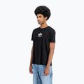 Herren Alpha Industries Basic Mid Logo T-shirt schwarz 4