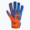 Torwarthandschuhe Kinder Reusch Attrakt Solid Finger Support Junior shocking orange/blue 2