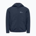 Softshell Jacke Kinder Jack Wolfskin Fourwinds night blue 5