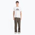 Alpha Industries Herren Basic weißes T-Shirt 2