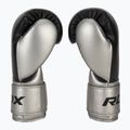 Boxhandschuhe RDX L2 Mark Pro SPaarring Boxing Hook & Loop silver 4
