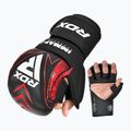 Grappling-Handschuhe RDX IMMAF Approved Shooted Grappling red 3