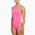 Nike Hydrastrong Solid Fastback einteiliger Badeanzug für Damen Hyper Pink 4