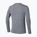 Herren Mizuno Core Impulse Half Zip Tee quicksilver running longsleeve 2