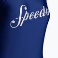 Speedo Logo Deep U-Back einteiliger Badeanzug navy blau 8-00307614518 3