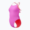 Badeanzug Damen Speedo Solid Lattice Tie-Back neon violet 3
