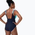 Damen-Einteiler Badeanzug Speedo Shaping Contour Eclipse Printed true navy/berry 7